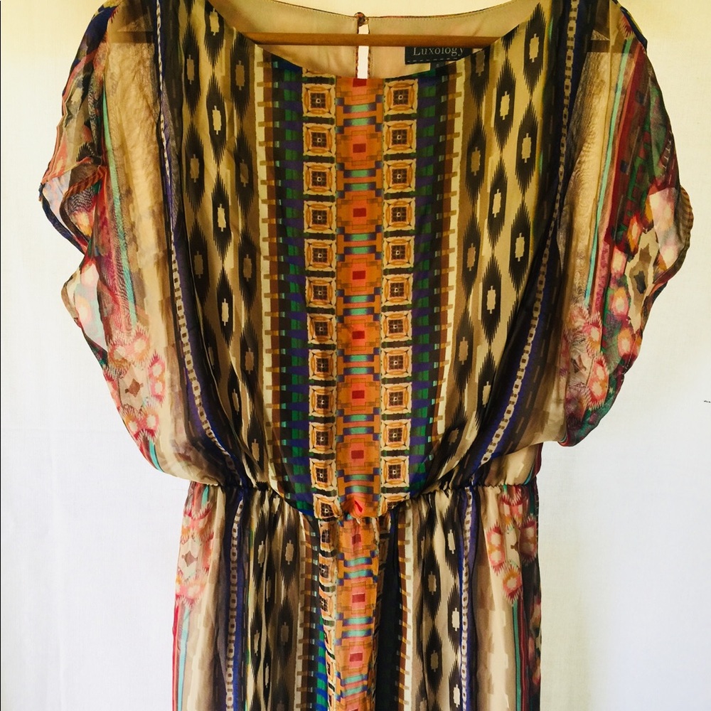 Fall boho Dress🍂 - Picture 3 of 4
